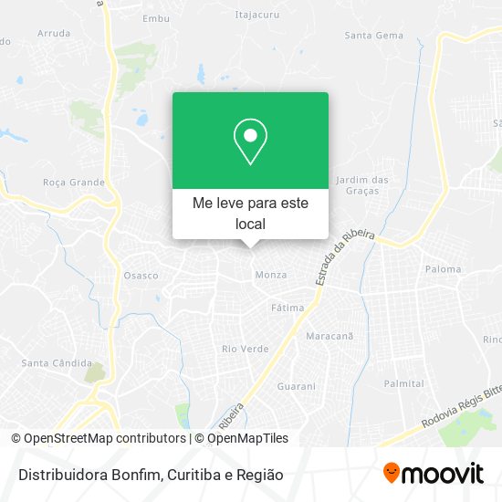 Distribuidora Bonfim mapa