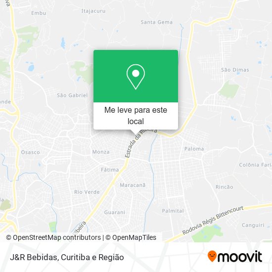 J&R Bebidas mapa