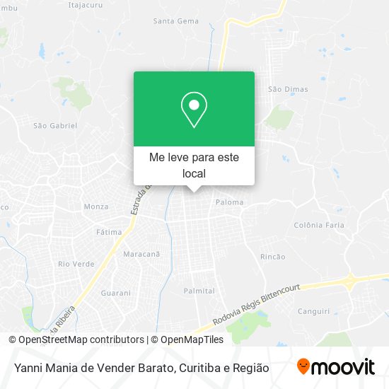 Yanni Mania de Vender Barato mapa