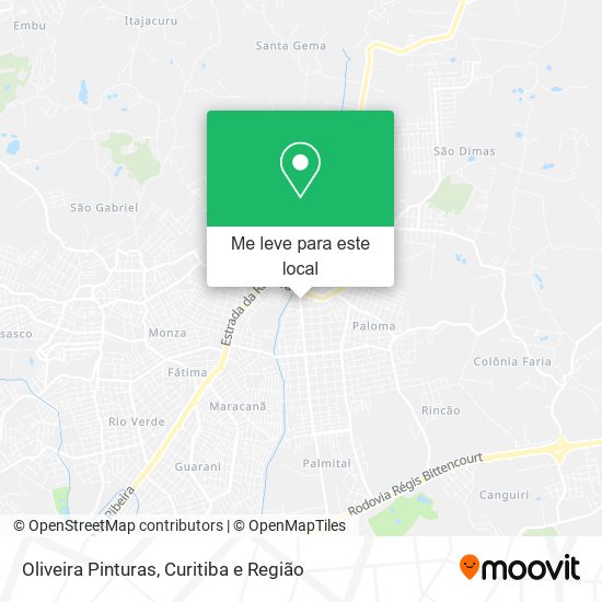Oliveira Pinturas mapa