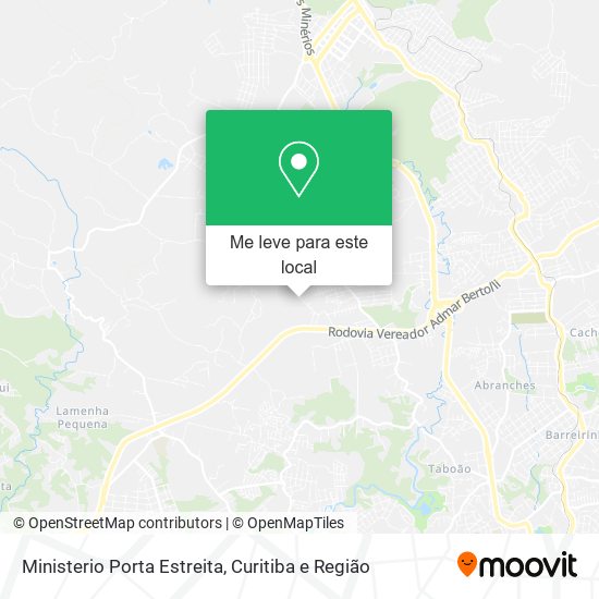 Ministerio Porta Estreita mapa