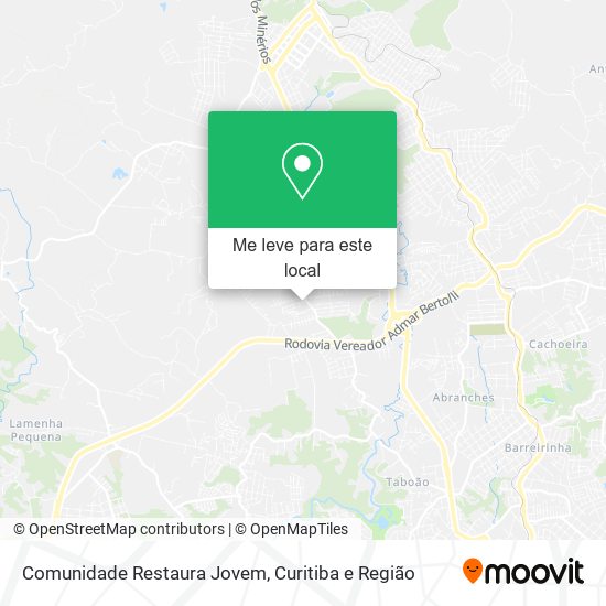 Comunidade Restaura Jovem mapa