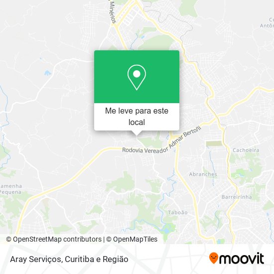 Aray Serviços mapa