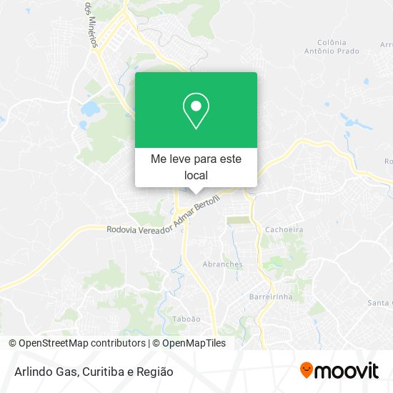 Arlindo Gas mapa