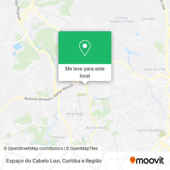 Espaço do Cabelo Liso mapa