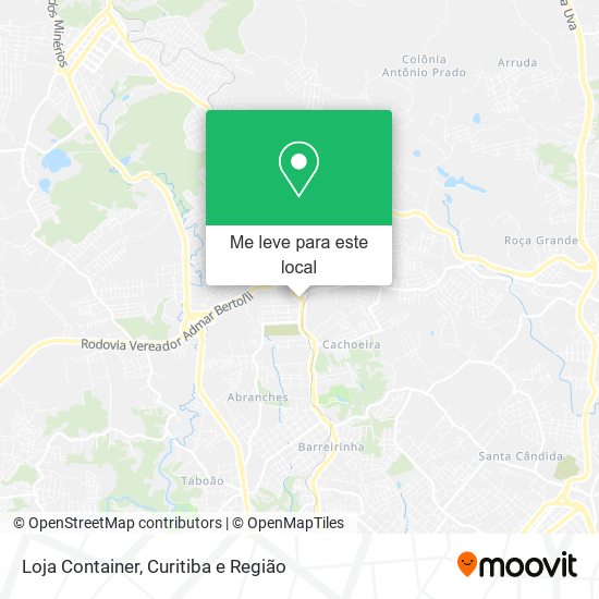 Loja Container mapa