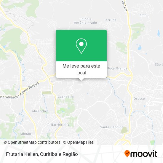 Frutaria Kellen mapa