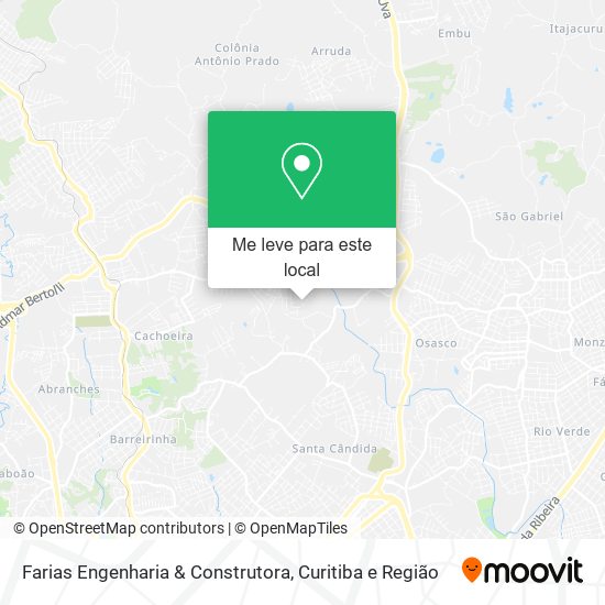 Farias Engenharia & Construtora mapa