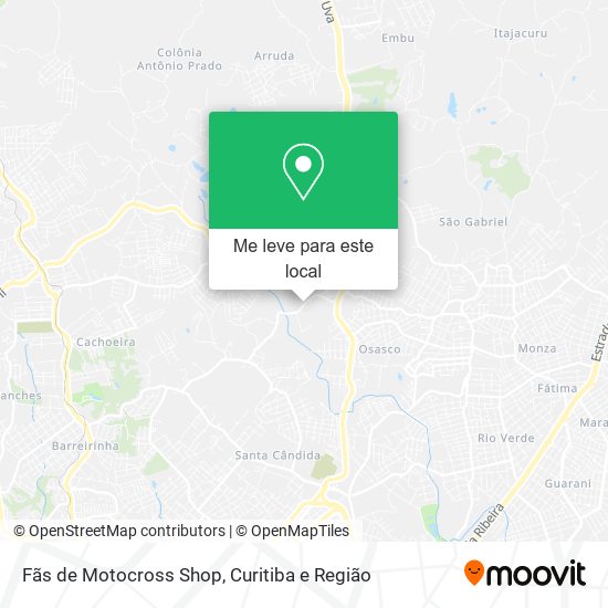 Fãs de Motocross Shop mapa