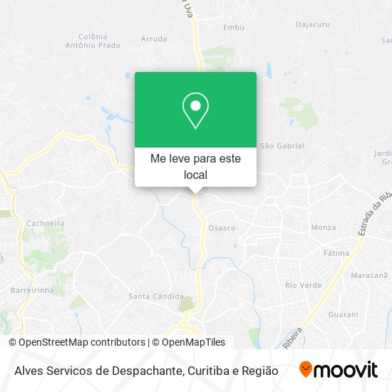 Alves Servicos de Despachante mapa