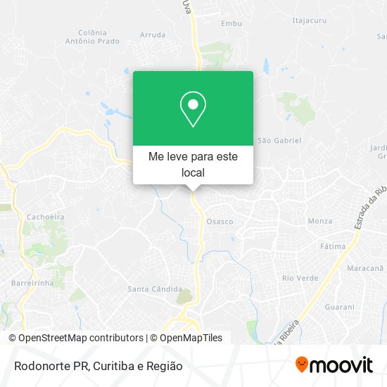 Rodonorte PR mapa