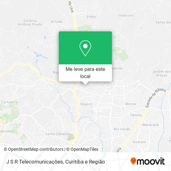 J S R Telecomunicações mapa