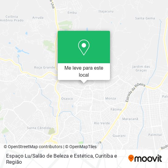 Espaço Lu / Salão de Beleza e Estética mapa