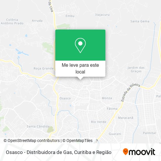 Osasco - Distribuidora de Gas mapa