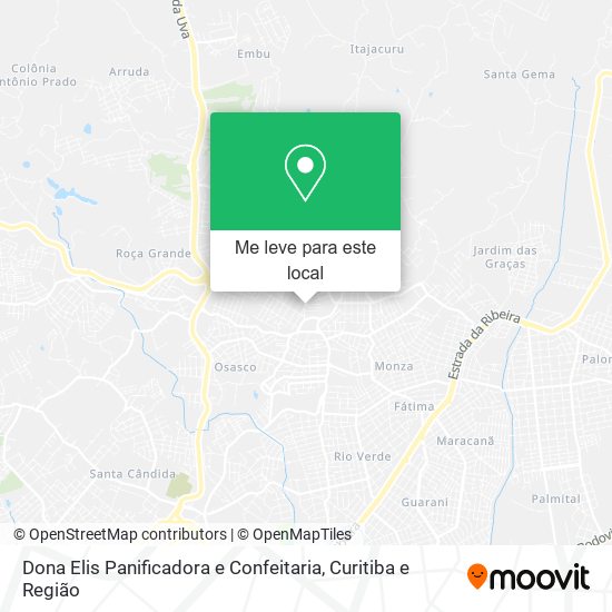 Dona Elis Panificadora e Confeitaria mapa