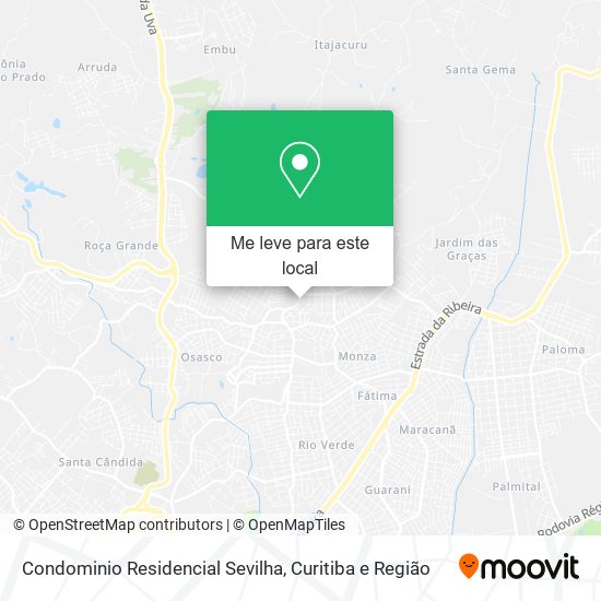 Condominio Residencial Sevilha mapa