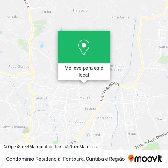 Condominio Residencial Fontoura mapa