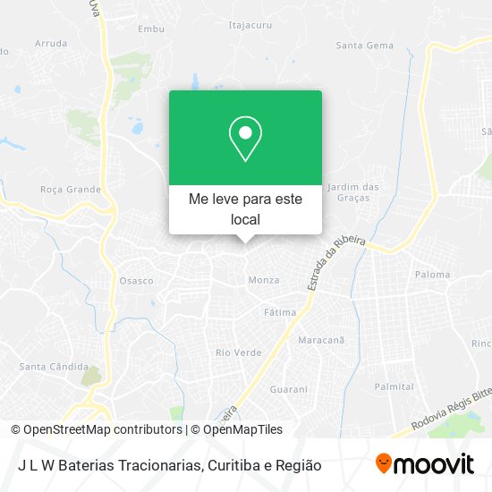 J L W Baterias Tracionarias mapa