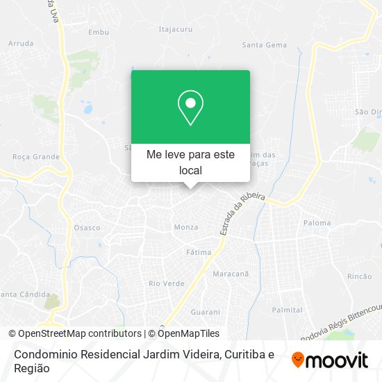 Condominio Residencial Jardim Videira mapa