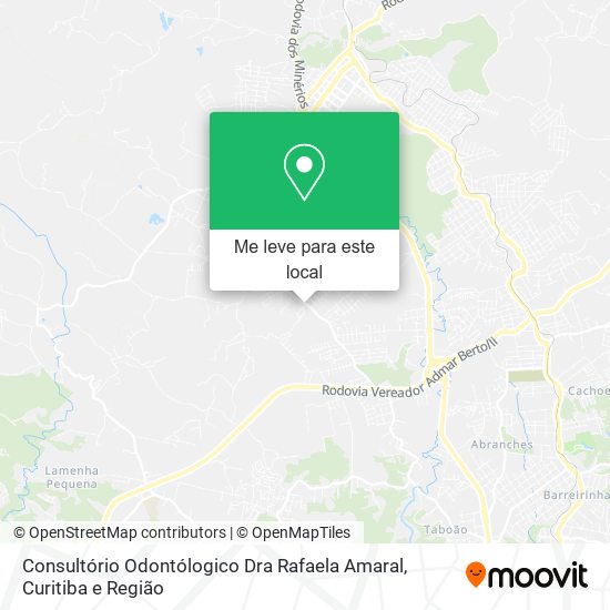 Consultório Odontólogico Dra Rafaela Amaral mapa