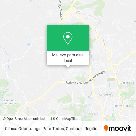 Clínica Odontologia Para Todos mapa
