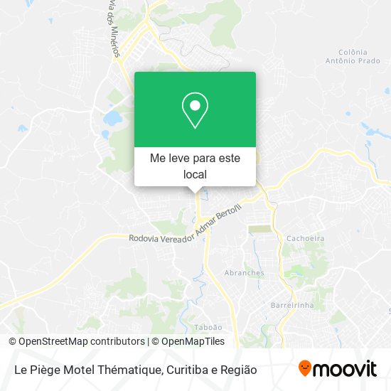 Le Piège Motel Thématique mapa