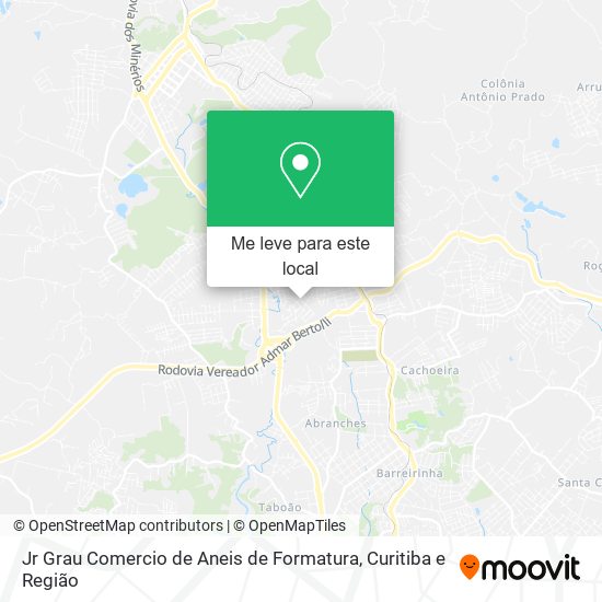 Jr Grau Comercio de Aneis de Formatura mapa