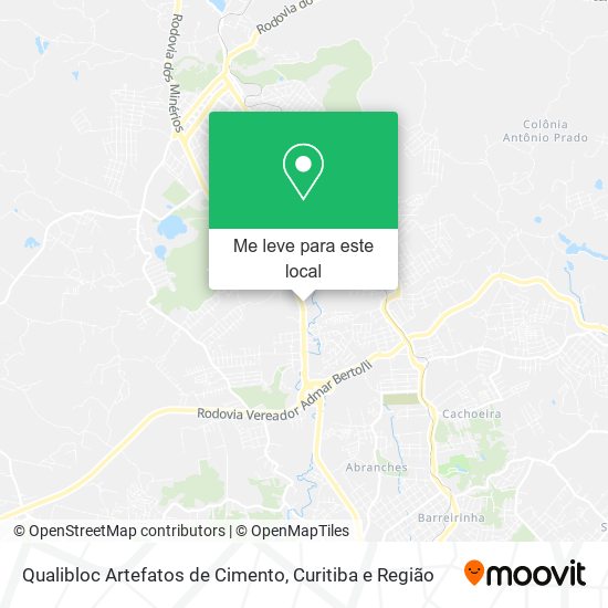 Qualibloc Artefatos de Cimento mapa