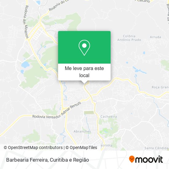 Barbearia Ferreira mapa