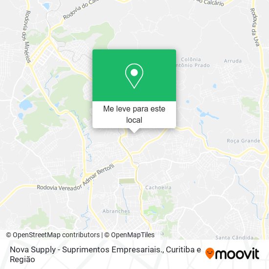 Nova Supply - Suprimentos Empresariais. mapa