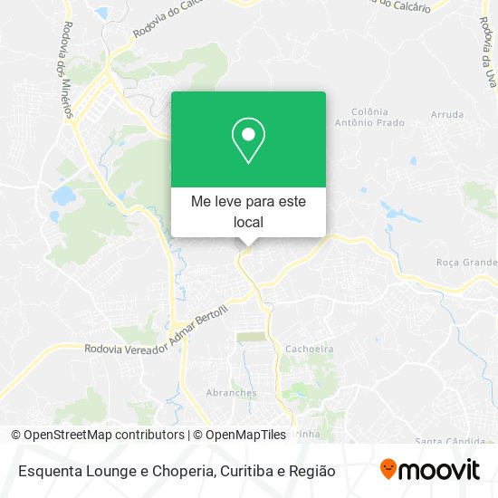 Esquenta Lounge e Choperia mapa