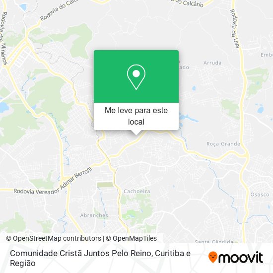 Comunidade Cristã Juntos Pelo Reino mapa