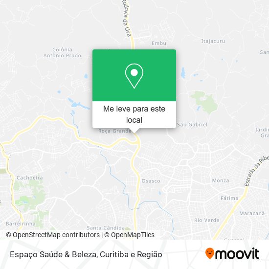 Espaço Saúde & Beleza mapa