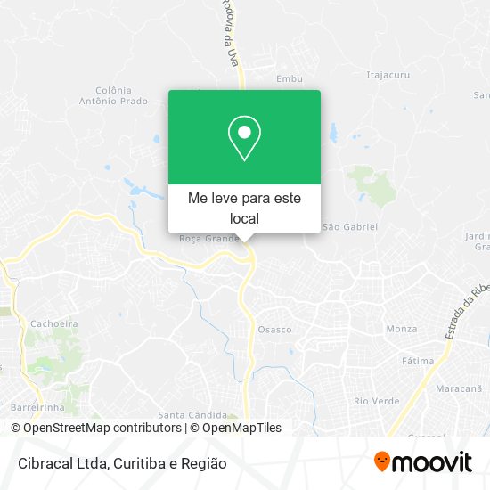 Cibracal Ltda mapa
