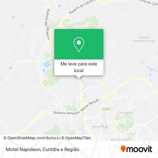 Motel Napoleon mapa