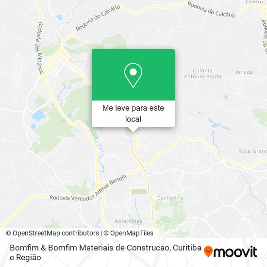 Bomfim & Bomfim Materiais de Construcao mapa