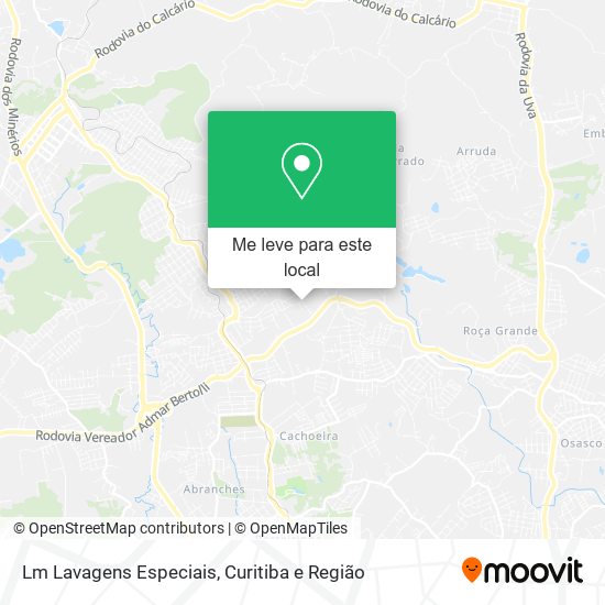 Lm Lavagens Especiais mapa