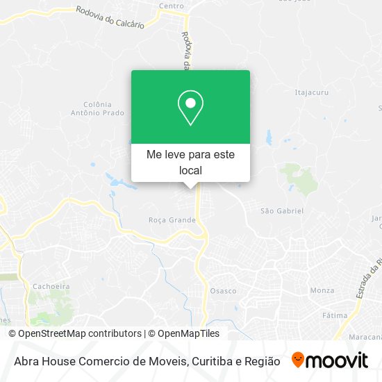 Abra House Comercio de Moveis mapa