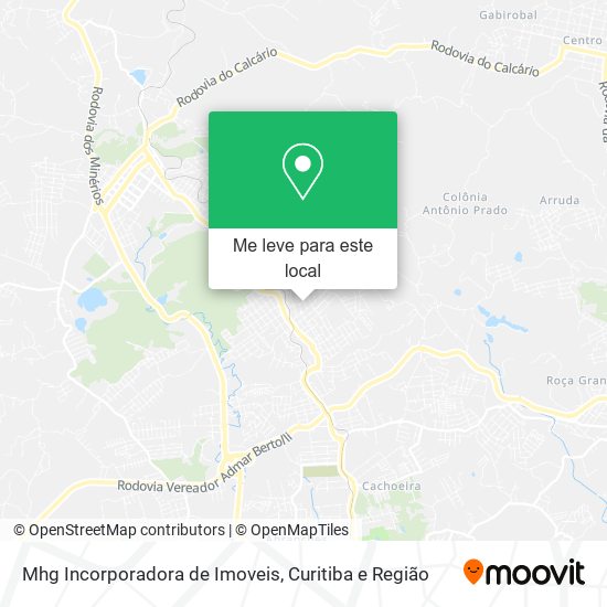 Mhg Incorporadora de Imoveis mapa