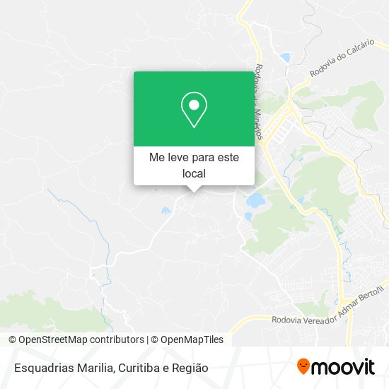 Esquadrias Marilia mapa