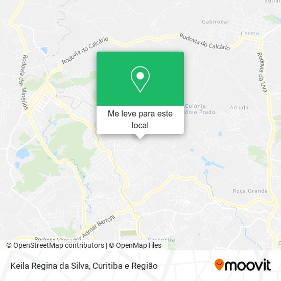 Keila Regina da Silva mapa