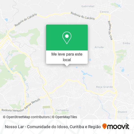 Nosso Lar - Comunidade do Idoso mapa