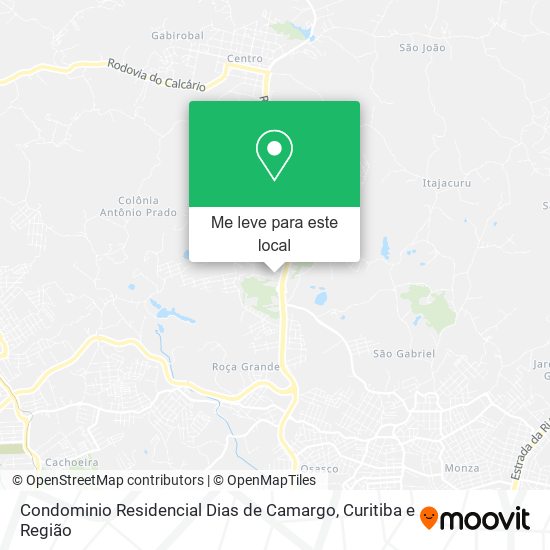 Condominio Residencial Dias de Camargo mapa