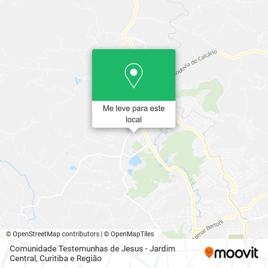 Comunidade Testemunhas de Jesus - Jardim Central mapa