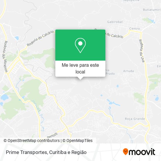 Prime Transportes mapa