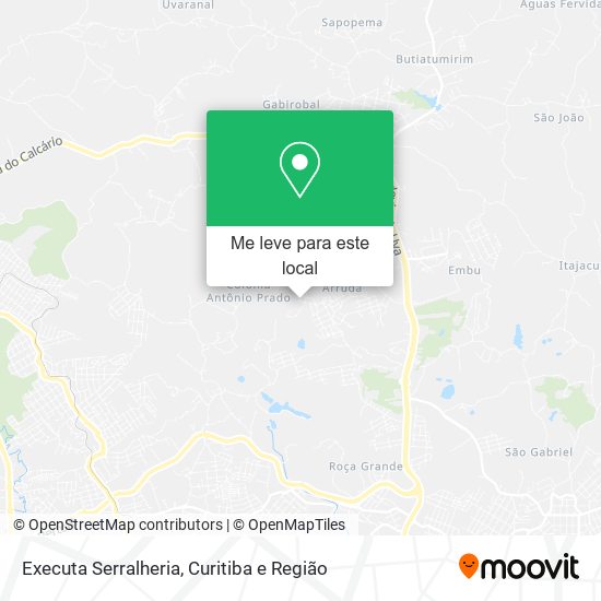 Executa Serralheria mapa