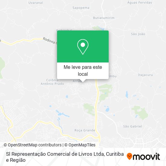 Sl Representação Comercial de Livros Ltda mapa