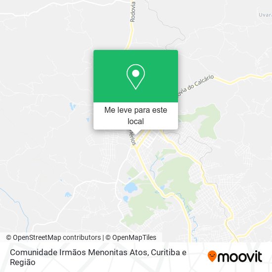 Comunidade Irmãos Menonitas Atos mapa