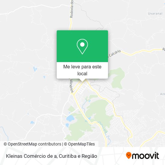 Kleinas Comércio de a mapa
