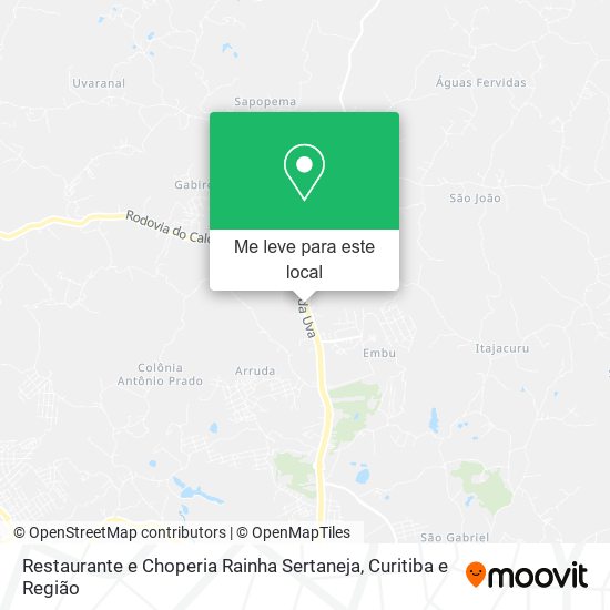 Restaurante e Choperia Rainha Sertaneja mapa